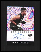2020  Jeff Gladney Rookie Card Auto - Panini Illusions /50 #RS35 Vikings . rookie card picture