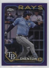 2024 Topps Chrome Update Purple Refractor 164/250 Austin Shenton #USC119 1l2a