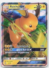 Raichu GX Ultra Rare Hidden Fates 20/68 NM