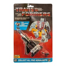 1986 G1 Transformers Aerialbot AIR RAID  A1  - Sealed & Carded Action Figure