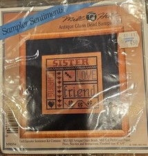 Sister Sampler Sentiments Mill HIll Antique Glass Bead Sampler Kit MHSS4