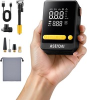 Astroai Fahrradpumpe Elektrische Luftpumpe, 150PSI Kabellose Integrierte