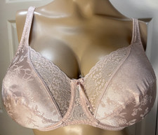 Playtex Secrets 38C Nude Beige 38 C Unlined 4422 Underwire Vintage Bra