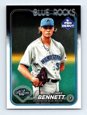#PD-195 2024 Topps Pro Debut - Jake Bennett Blue Rocks
