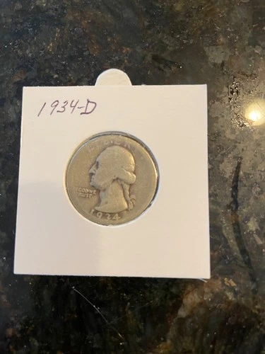 1934-D Washington Quarter