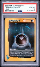 2001 POKEMON JAPANESE VS DARKNESS ENERGY-HOLO PSA 10