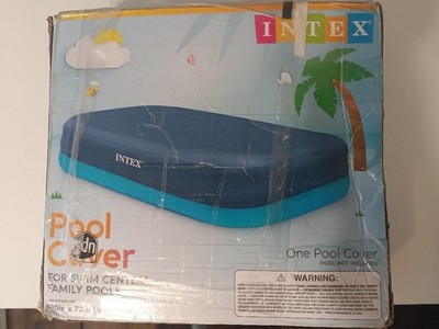 New Intex Rectangular Pool Cover 58412EP 120in X 72in New Opened Box