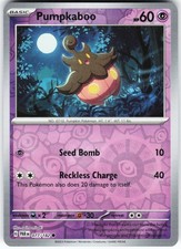 Pumpkaboo 077/182 Pokemon SV04: Paradox Rift Reverse Holo Common NM