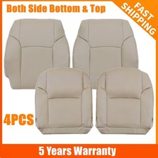Driver Passenger Side Leather Seat Cover Taupe Tan For 2003-2009 Toyota 4runner Driver Passenger Side Leather Seat Cover Taupe Tan For 2003-2009 Toyota 4runner