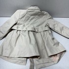 NWT Tahari Baby Girl Belted Trench Jacket Size 3-6 Months Beige Pink Satin — photo 4