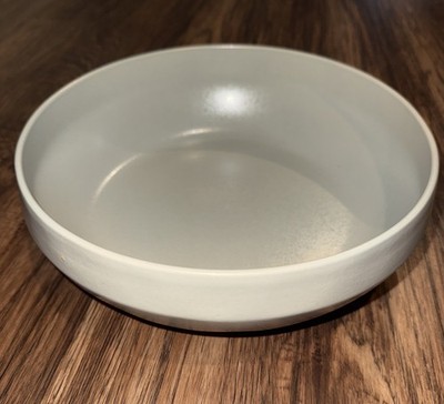 Crate & Barrel Tour Taupe Serving Bowl Made In Portugal