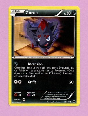 Pokémon Nr. 69/108 - ZORUA - PV50 ..... (Ref. A4345)