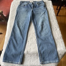 Carhartt Womens Original Fit Straight Leg Jeans Blue Denim Size 10 Short
