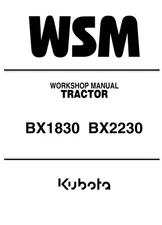 BX1830 BX2230 TECHNICAL WORKSHOP REPAIR MANUAL FITS KUBOTA TRACTOR 1830 2230