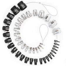 Nut and Bolt Thread Checker, Thread Checker Standard and Metric, Bolt Size an...