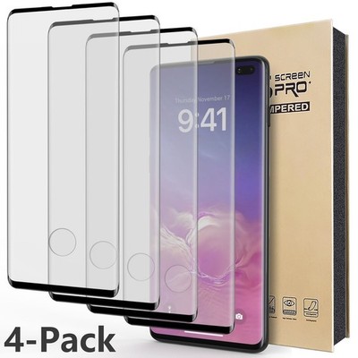 4PCS For Samsung Galaxy S10 Plus/+/S10e/S10 5G Tempered Glass Screen Protector