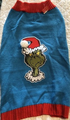 The Grinch~Holiday Pet Sweater~Christmas Dog Outfit~MEDIUM~NEW~FREE SHIPPING
