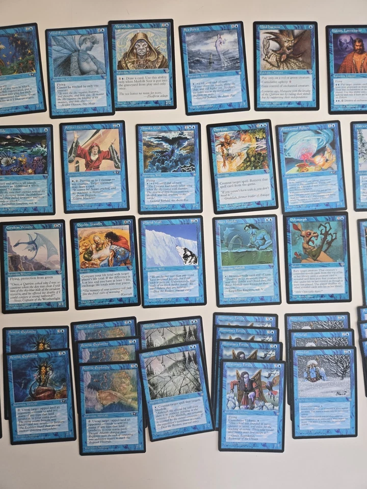 Magic the Gathering Blue cards ( 277 cards ) - Image 4 of 4