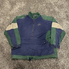 Crazy Vintage 90s Champs x Nike Air Canvas Anorak Pullover Jacket Large