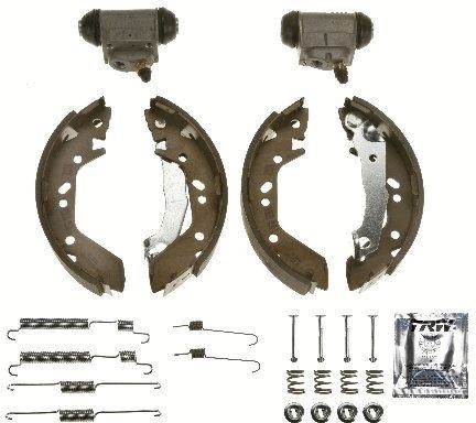 TRW BK2610 Bremsbackensatz Hinten FüR Hyundai-image