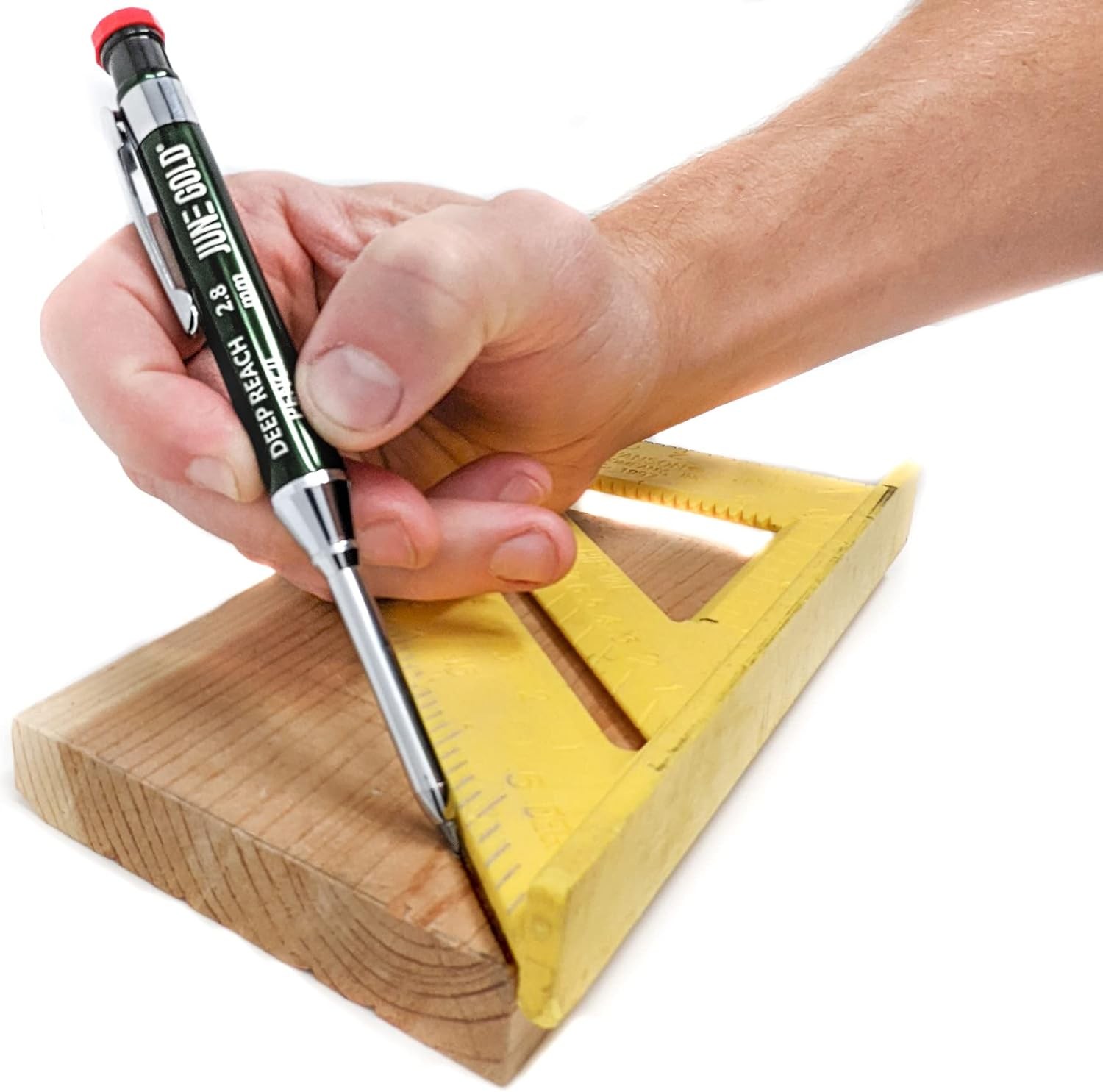 2.8 mm Deep Reach Metal Carpenter Pencil, 36 Colored Refills, 6 Colors, 40 mm 