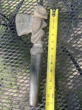 Big 13” Taino Stone Axe PreColumbian Ancient Artifact Arawak Caribe Mayan Green