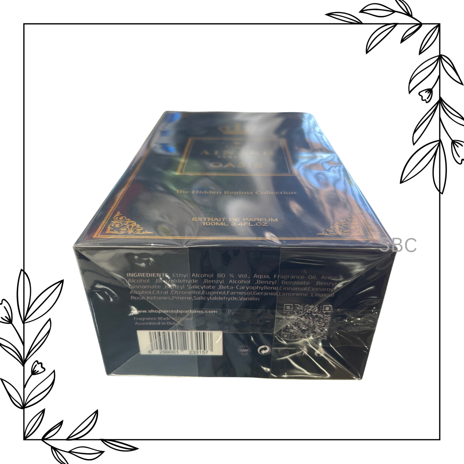 Ainash Parfums OASIS 3.4 Oz Exrtrait de Parfum NEW RELEASE