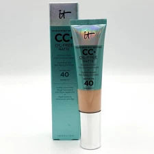 IT COSMETICS CC+ Oil Free Matte Full Coverage Foundation Cream SPF 40 Fair Light