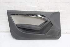 Audi A5 8T B8 NS Left Front Door Card Agate Light Grey Leathe 8F0867103B