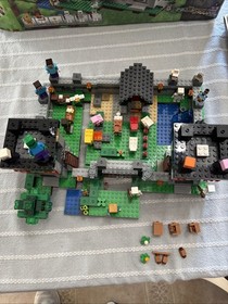 LEGO Minecraft The Fortress 21127 Incomplete With Extra Pieces From Other Sets