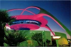 Encounter Restaurant LAX Theme Building Googie Architecture Postcard Mid-Century