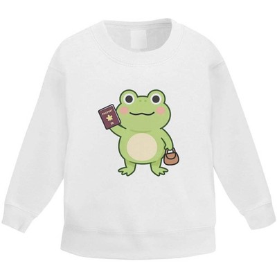 Kinder Sweatshirt / Pullover / Pulli ''Reisefrosch'' (KW062726)