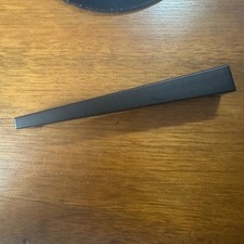 New Unique Angled Flat Black Door or Drawer Pull MCM Modern - 5" Set of 9