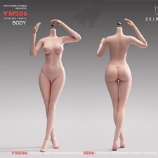1/6 Big Breast Seamless Body Plump Leg For 12" Female Action Figure Model YM506