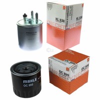 Mahle / Knecht Set Filterpaket Kraftstofffilter KL 638 ÖLfilter OC 995