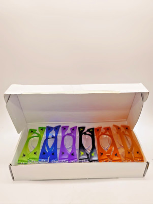 12 Pack G&F Products 13016-NEW Safety Goggles Clear Protective Eyewear UV