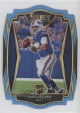 2020 Panini Select Premier Level Light Blue Prizm Die-Cut Jake Fromm #149 0it8