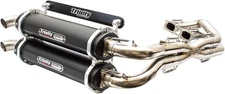 TRINITY RACING TR-4119D-BK Stage 5 Dual Exhaust - 2014-2023 Polaris RZR XP 1000