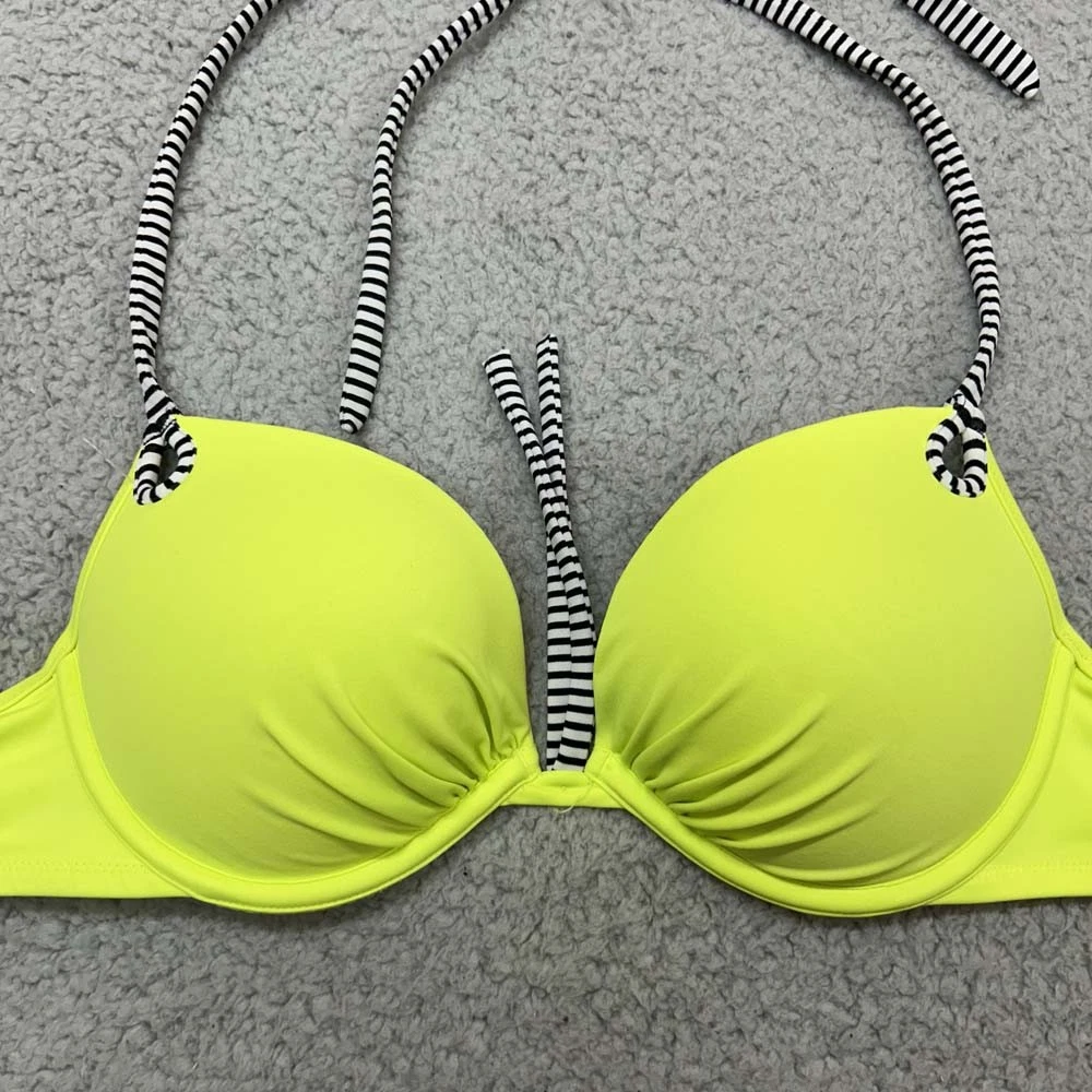 Yellow Solid Bikini Swimwear for Women for sale | eBay