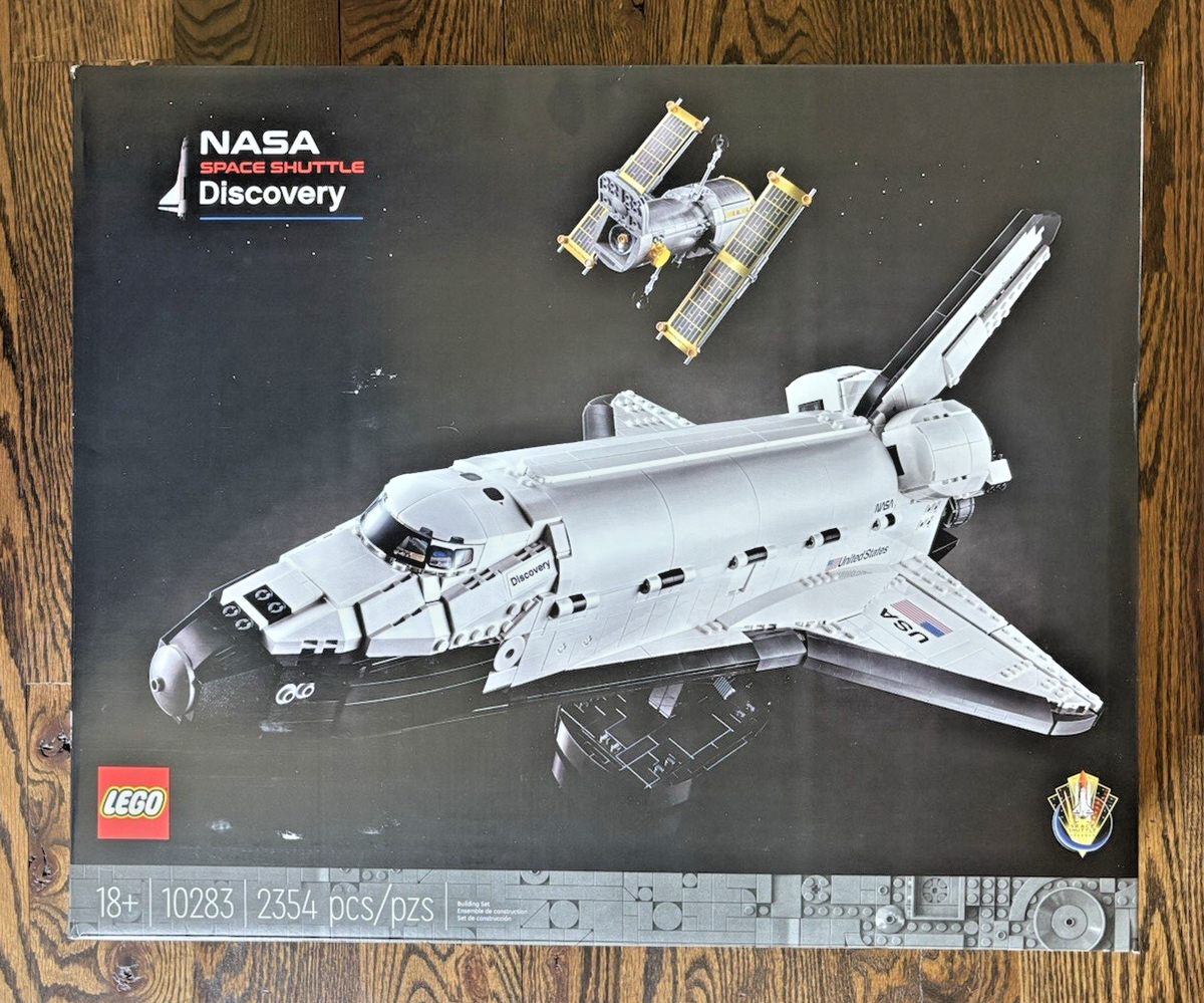 Lego 10283 NASA Space Shuttle Discovery Hubble Icons Set Retired