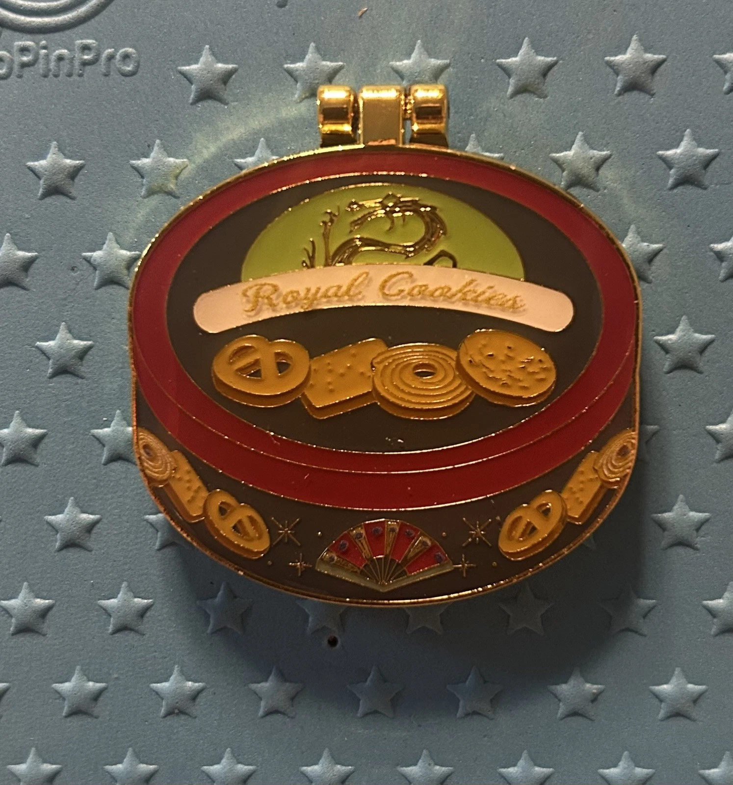 Disney Loungefly Princess Royal Cookie Tin Hinged Pin MULAN