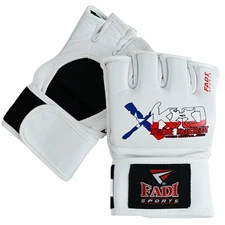 Fadi Extreme MMA Gloves Open Palm Grappling Sparring Muay Thai Combat Gear,