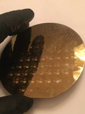 4" Unknown Silicon Wafer 1980s Extremely Rare Vintage CPU Chip