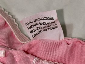 Vintage Y2K Jolie Intimates Pink Bikini Thong Panties Size 6 M