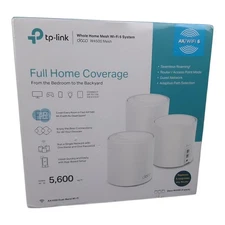 NEW TP-Link Deco W4500 AX1500 Dual Band Home Mesh Wifi 6 System White - 3 PACK