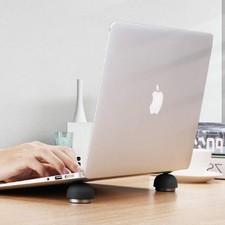 Ergonomic Laptop Cooling Pad - Portable Magnetic Cooler Stand for black