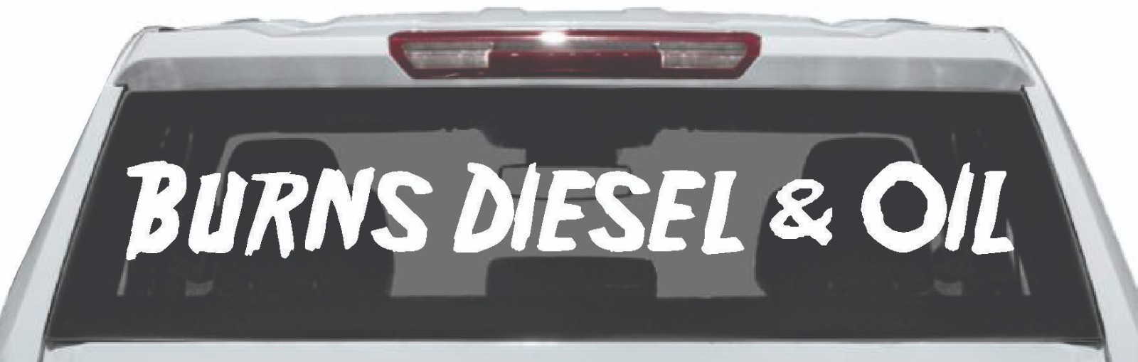 Burns Decal Sticker Turbo Diesel Truck Crew Cab Soot Def 7.3L 6.6L 6.7L ...