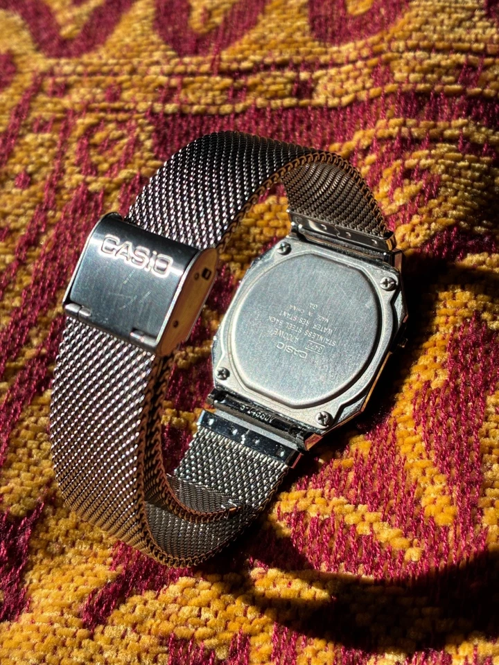Casio Collection Watch A700WEM7AEF 35mm Silver Case Stainless Steel Strap Unisex, photo 4 of 4