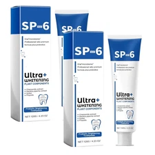 2 PACK SP-6 Oralhoe Ultra + Whitening Probiotic Brightening Toothpaste 4.23 oz 