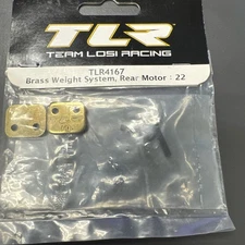 TLR 4167 Brass Weight System, Rear Motor 22